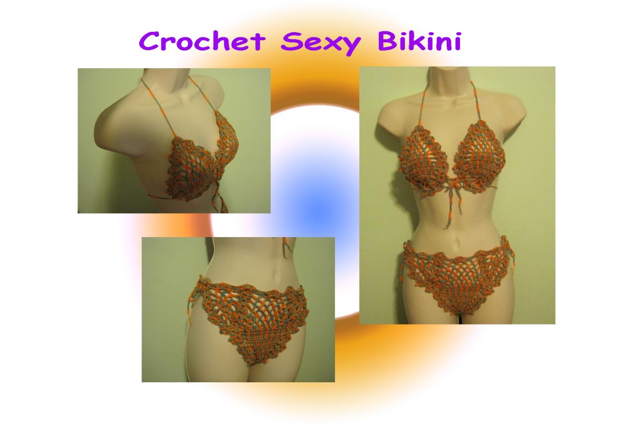 Crochet Sexy Bikini - Mixed Colors (cb1) - Just Made For Summer Swimwear